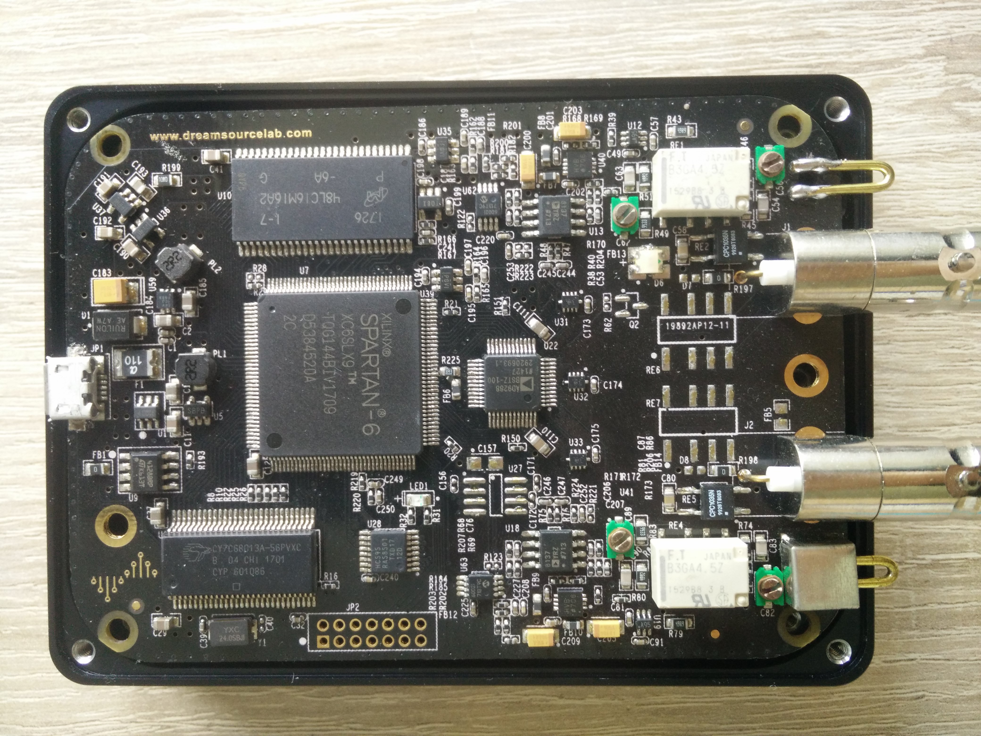 DSCope Portable Logic Analyzer 50M Bandwidth 100M Sampling USB Power Supply xs S 
