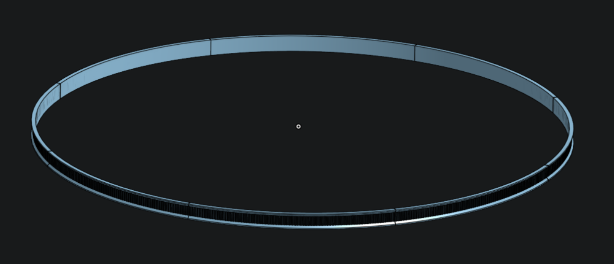 cad all segments circle