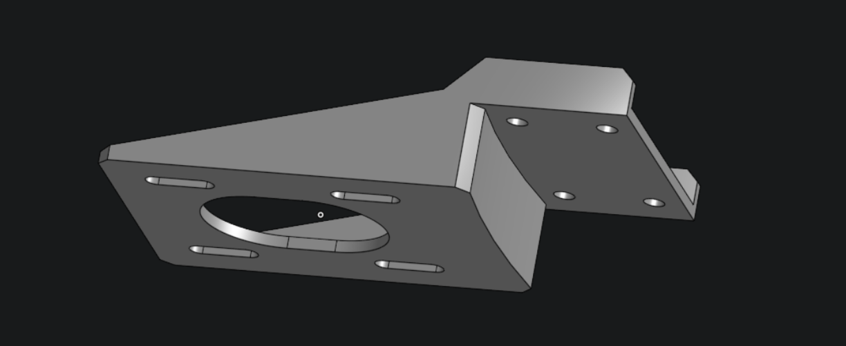 cad motor mount bottom