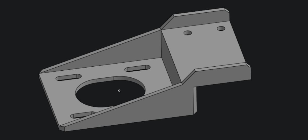 cad motor mount top