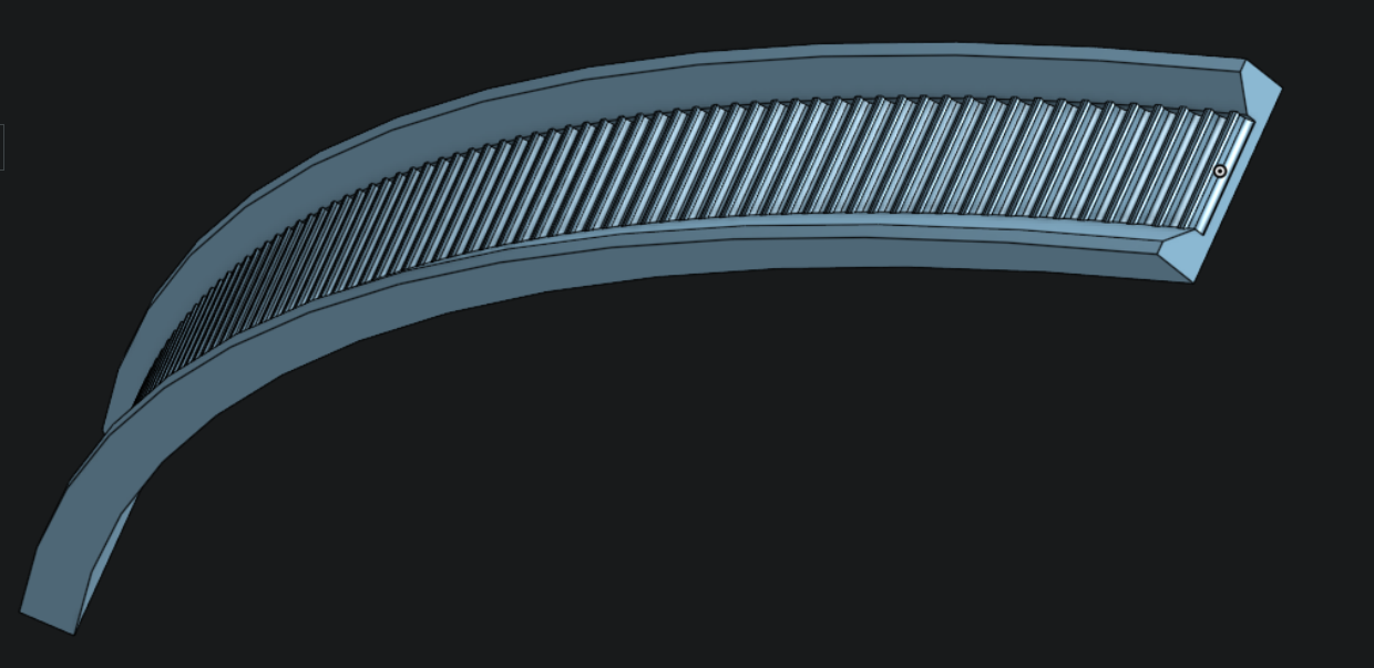 cad azimuth pulley segment