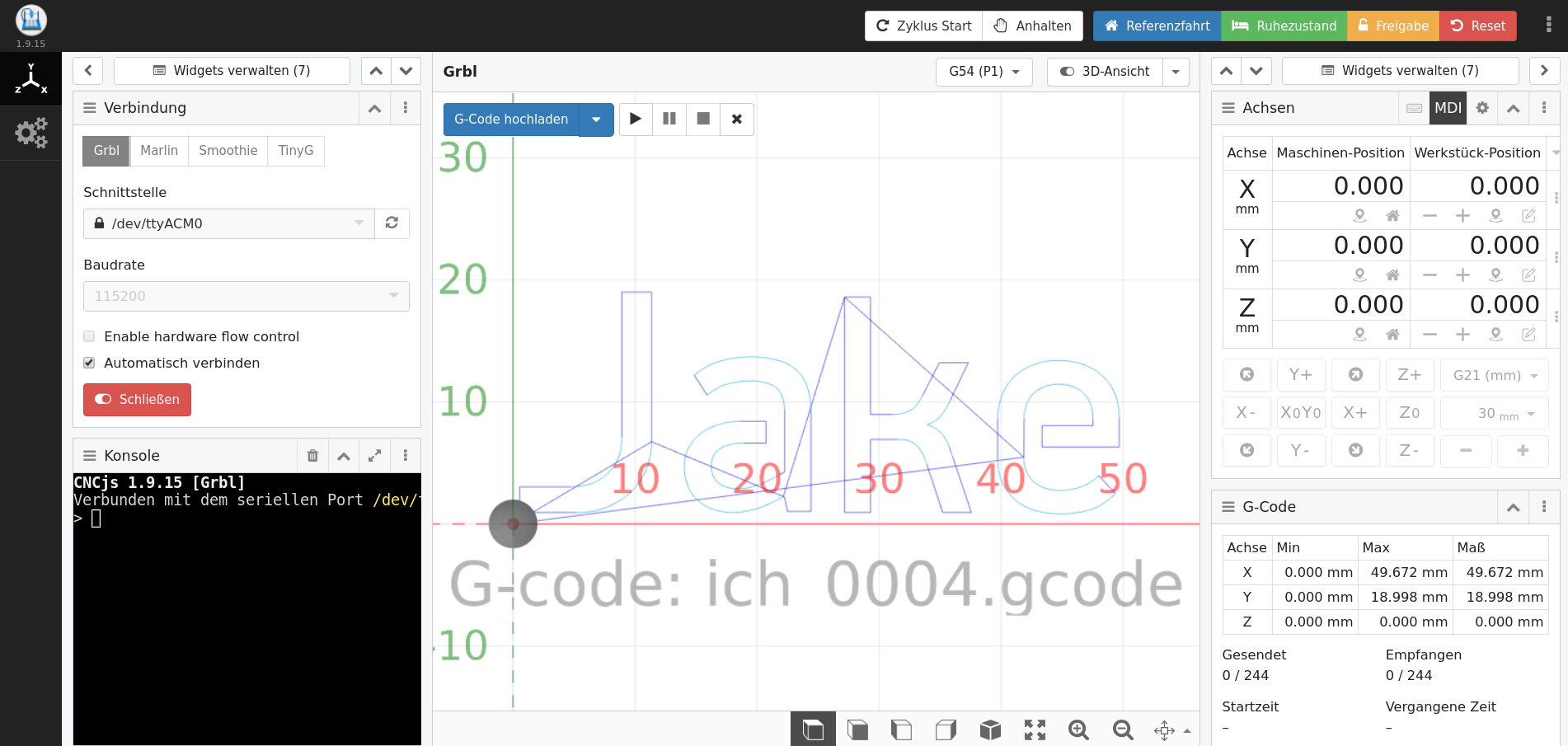 grbl controller candle v1.17 vs v0.9