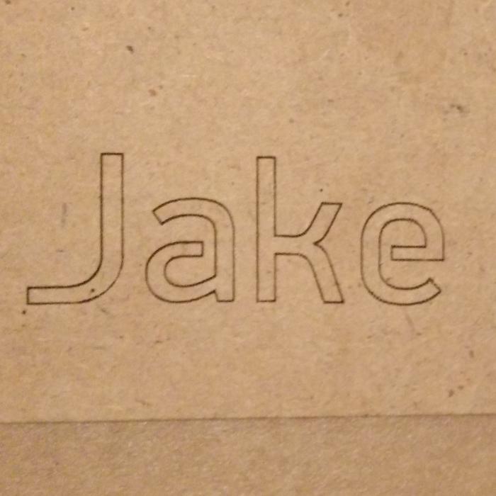 wood laser engraved